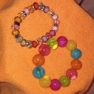 Rainbow bracelets